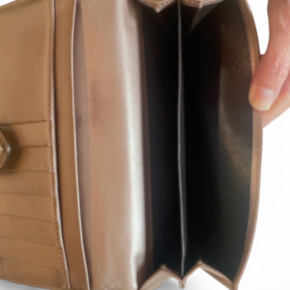 Gucci Guccissima Long Wallet No. 203550-0959 Brown / Champagne - Picture 6 of 15